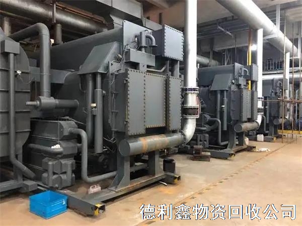北京二手溴化锂机组回收，螺杆冷水机组回收，拆除溴化锂直燃机
